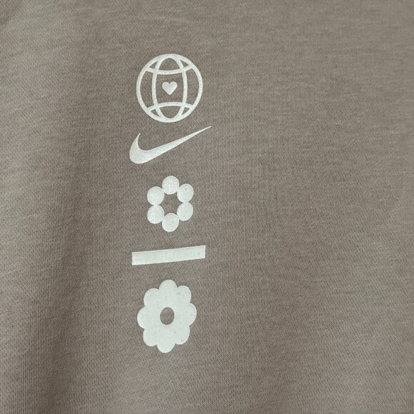 Nike x Eileen Tjan Cropped 1/2 Zip-Up Colorblock Sportswear Sweatshirt, M - Picture 10 of 16